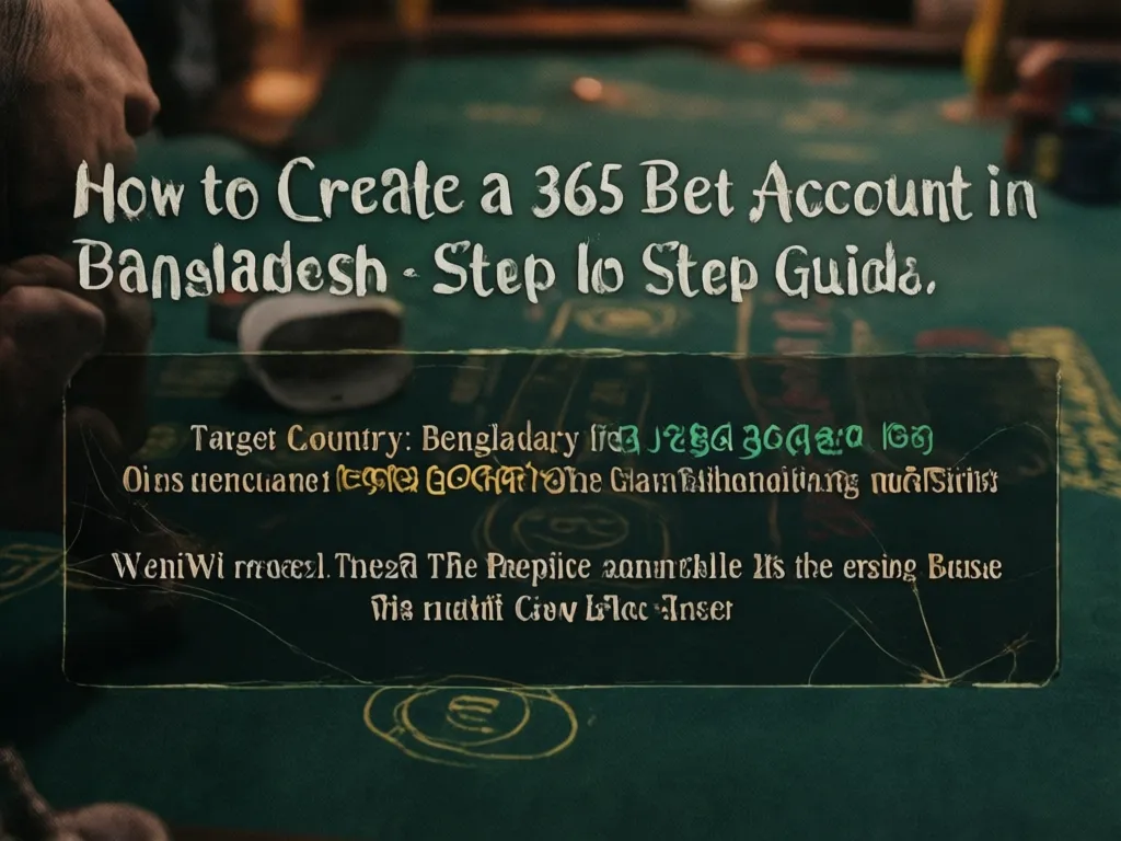 365 bet account registration guide Bangladesh